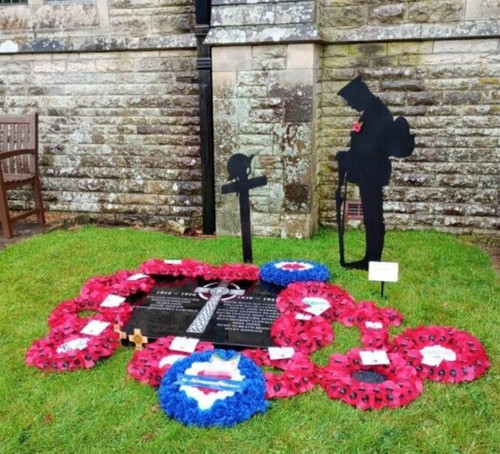 Metal tommy soldier silhouette - metal,