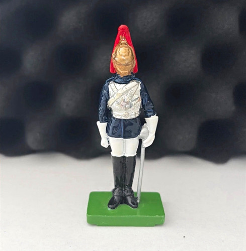 Painted metal soldier figure - painted,