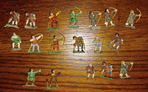 Metal figures medieval - metal,