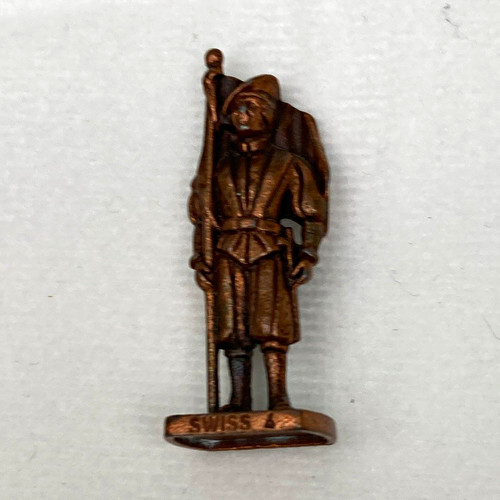 Swiss metal toy soldier - metal,