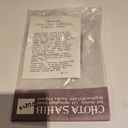 Chota sahib 54mm trooper - sahib,