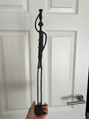 Abstract metal female figure - metal,