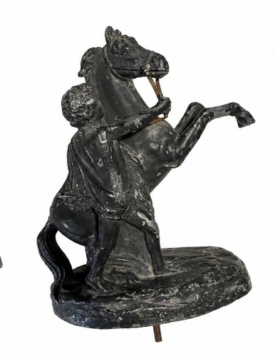 Vintage cast metal horse - cast,
