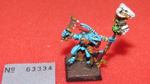 Lizardmen skink shaman with - lizardmen,