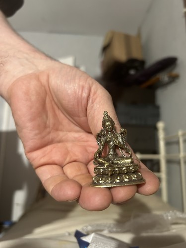 Metal goddess figure - metal,