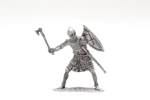 Tin 54mm russian warrior - warrior, in