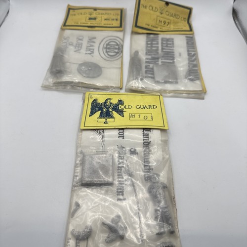 Old guard ltd metal figures - x3,