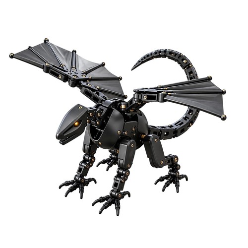 Mechanical dragon egg - dragon,