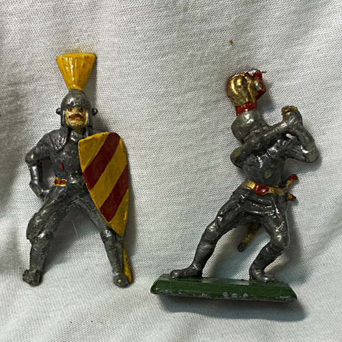 Vintage lead toy soldiers - vintage,