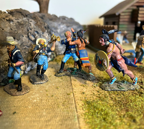 Cowboy american indian toy - &,