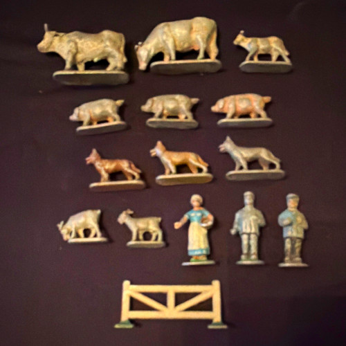 Metal farm animal - animal, miniature
