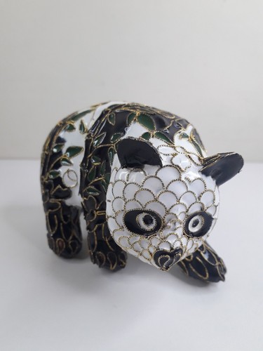 Chinese cloisonne panda - chinese,